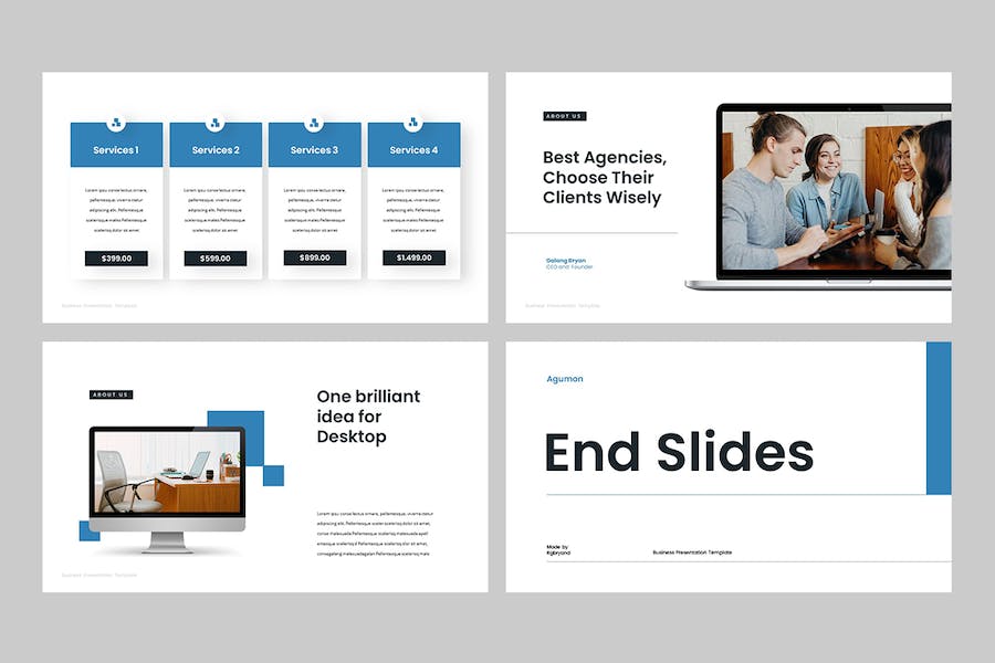 商业营销核心策略Keynote演示模板 - 顶尖PPT