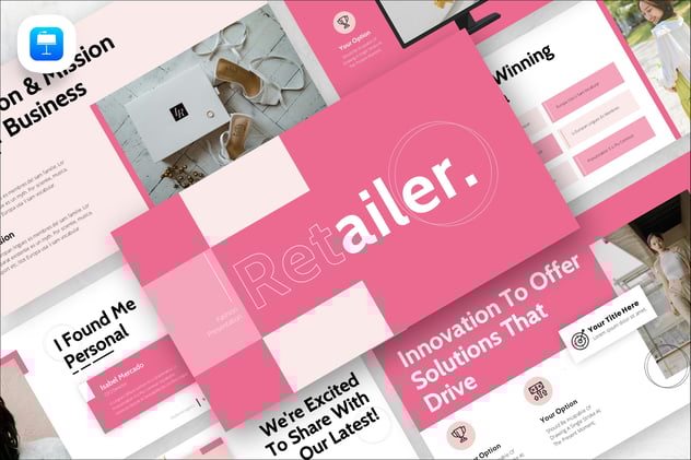 零售商业务介绍展示keynote模板 - 顶尖PPT