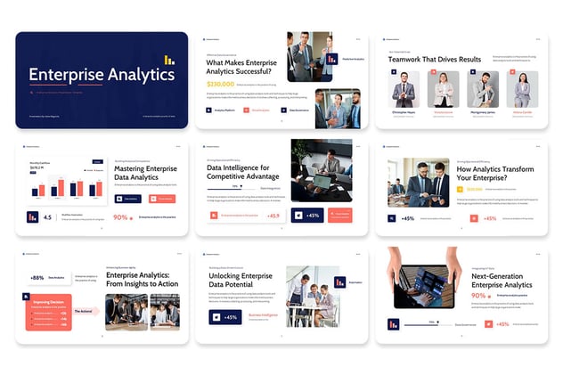企业分析报告PPT演示模板 - 顶尖PPT