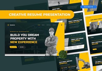 房产家居项目展示合作Keynote模板 - 顶尖PPT