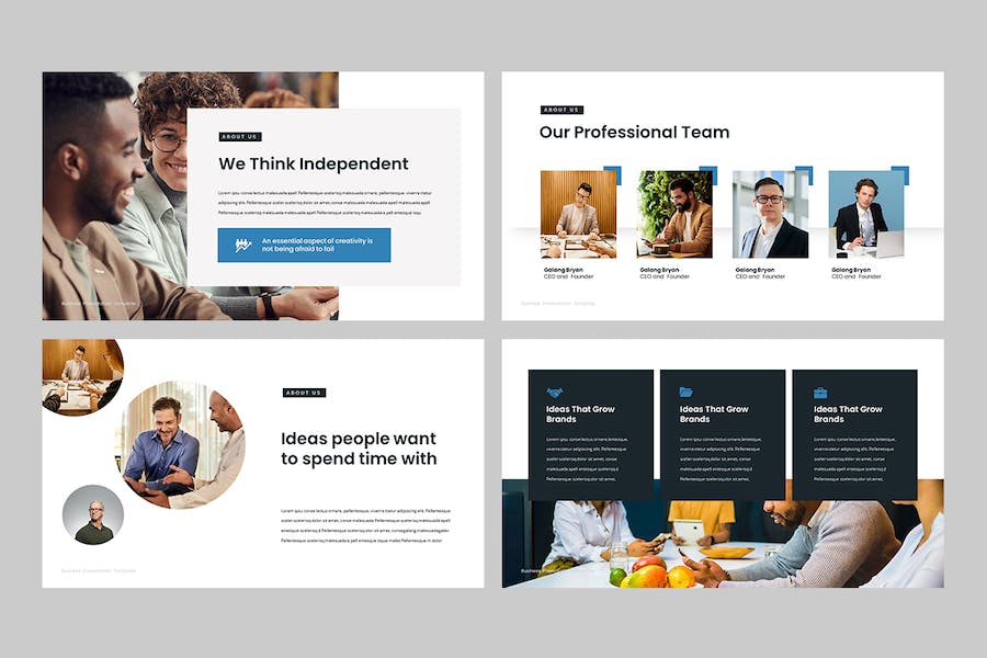 商业营销核心策略Keynote演示模板 - 顶尖PPT