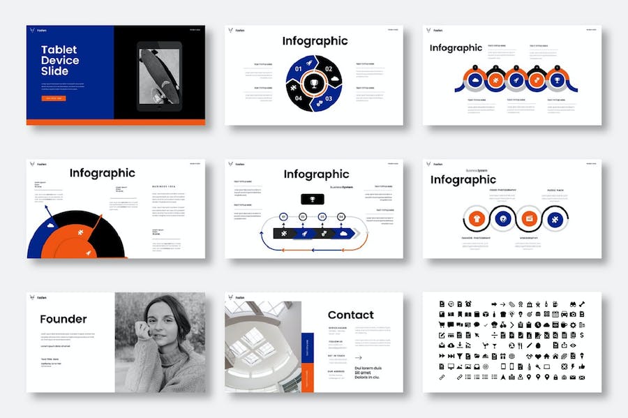 国外商务通用PowerPoint模板 - 顶尖PPT