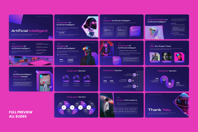 人工智能融资演讲方案Keynote模板 - 顶尖PPT