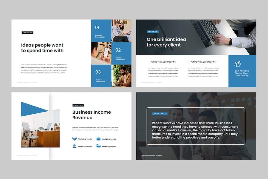 商业营销核心策略Keynote演示模板 - 顶尖PPT