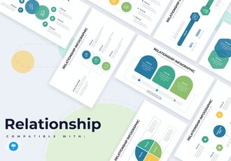 商业关系分析流程信息图形Keynote模板 - 顶尖PPT