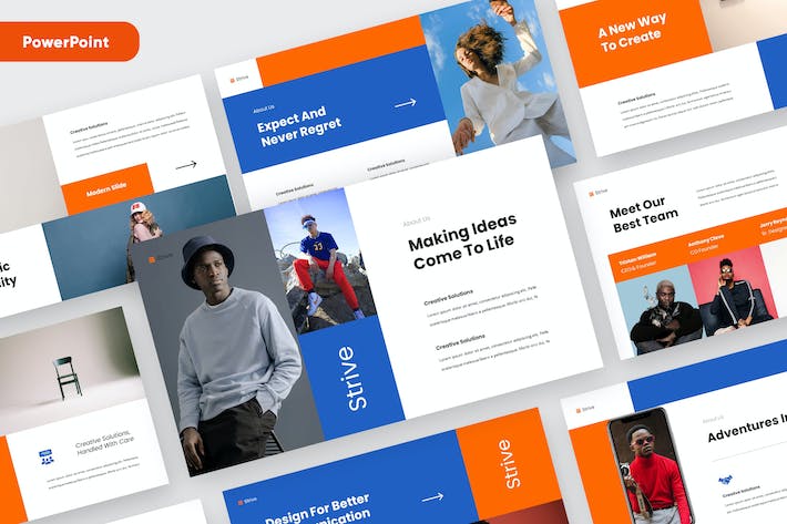 商务创意工作室PPT模板 - 顶尖PPT