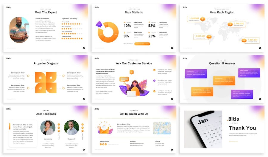 APP应用程序市场分析PPT模板 - 顶尖PPT