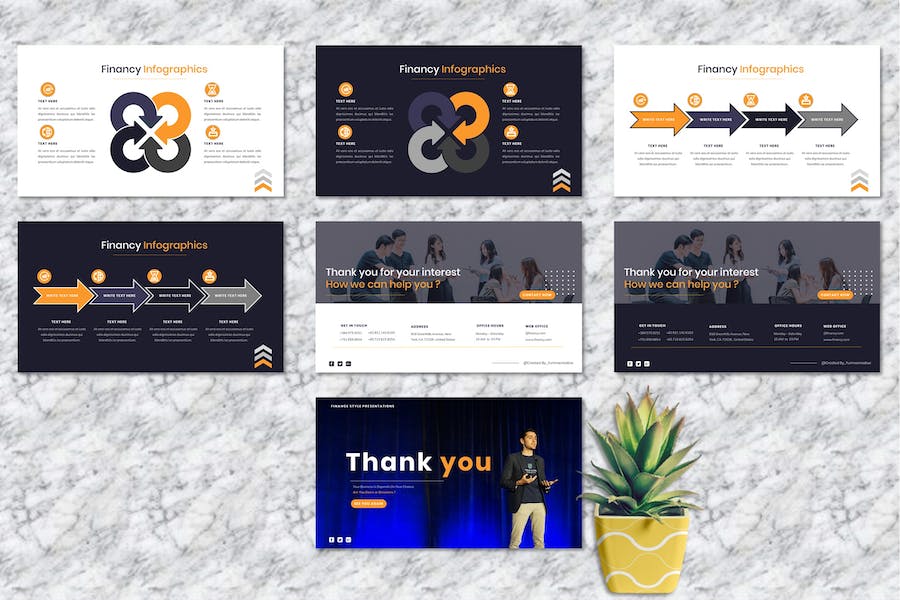 财务金融创意方案演讲PPT模板 - 顶尖PPT