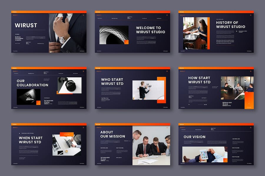 企业产品服务解决方案展示介绍PPT模板 - 顶尖PPT