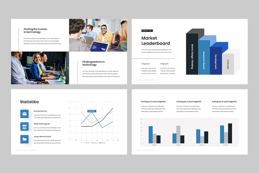 商业营销核心策略Keynote演示模板 - 顶尖PPT