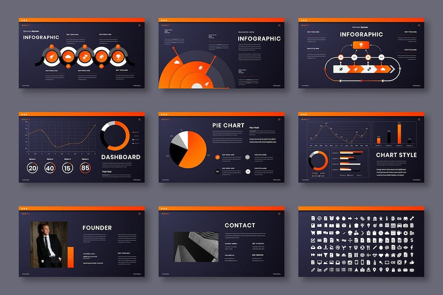 企业产品服务解决方案展示介绍PPT模板 - 顶尖PPT