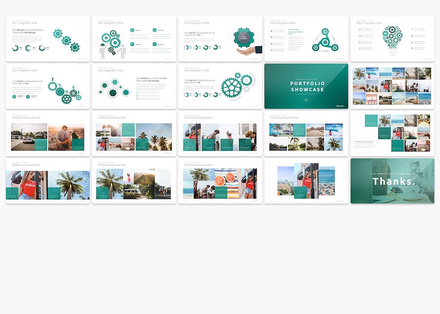 商务工作计划总结数据分析信息图形图表keynote模板 - 顶尖PPT
