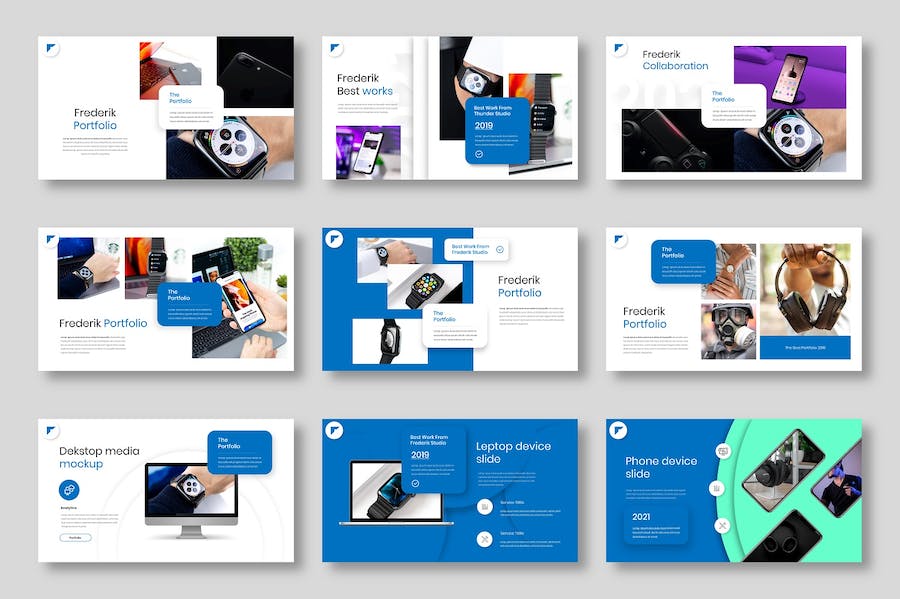 欧美高端商务企业团队介绍通用keynote模板 - 顶尖PPT