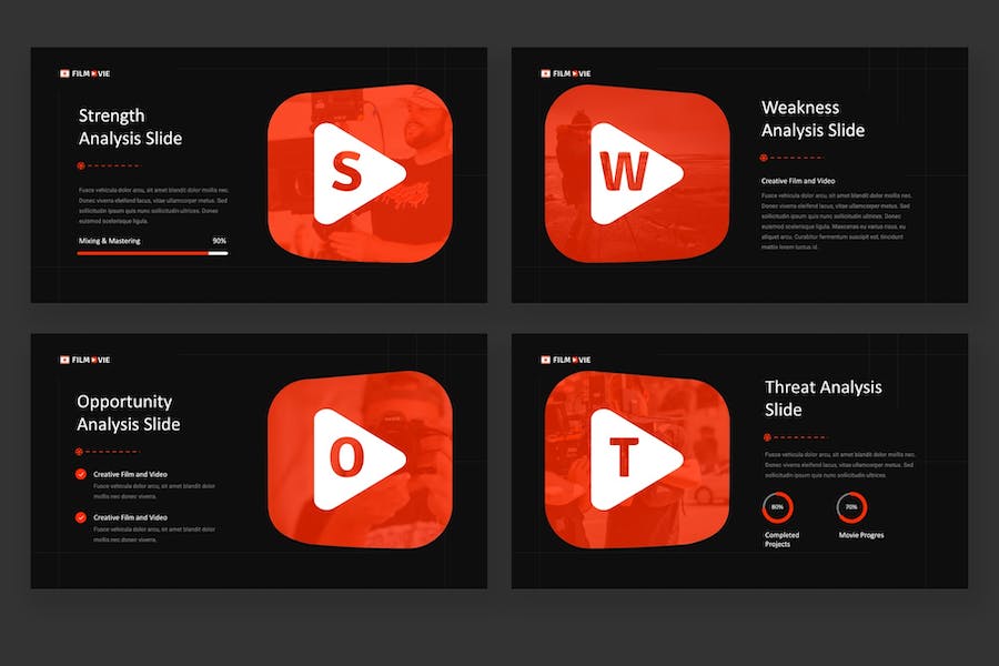 电影制作PPT模板 - 顶尖PPT