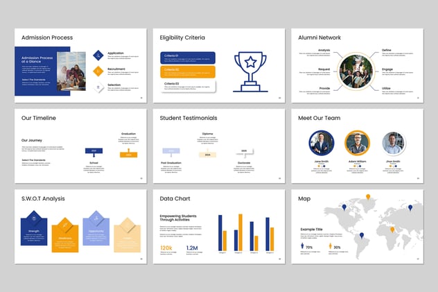 校园场景拼贴风格大学主题Keynote演讲模板 - 顶尖PPT