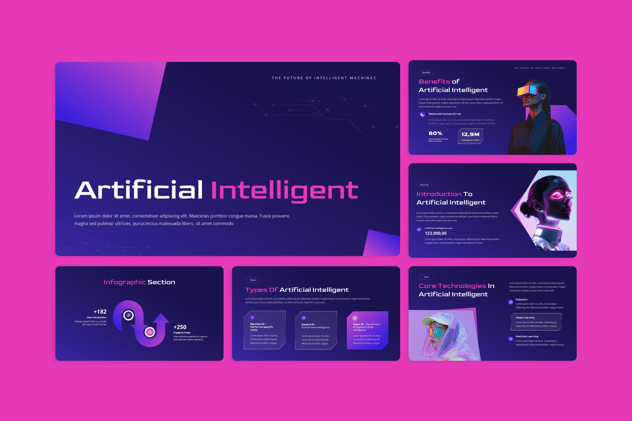 人工智能融资演讲方案Keynote模板 - 顶尖PPT