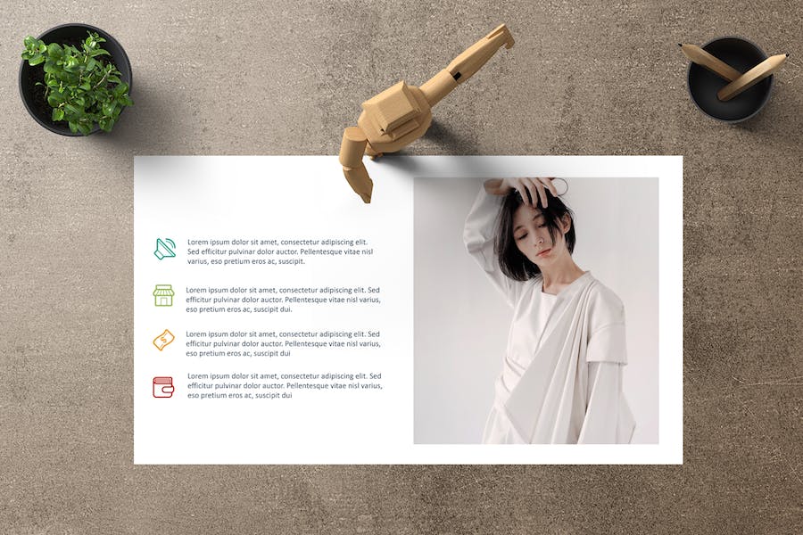 简约欧美商务团队介绍keynote模板 - 顶尖PPT