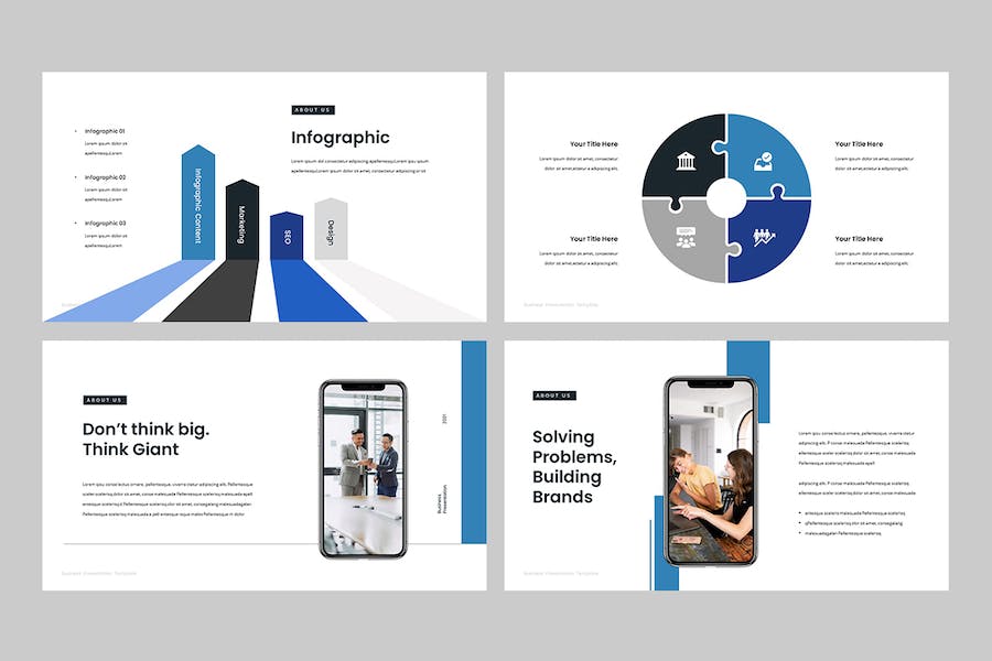 商业营销核心策略Keynote演示模板 - 顶尖PPT