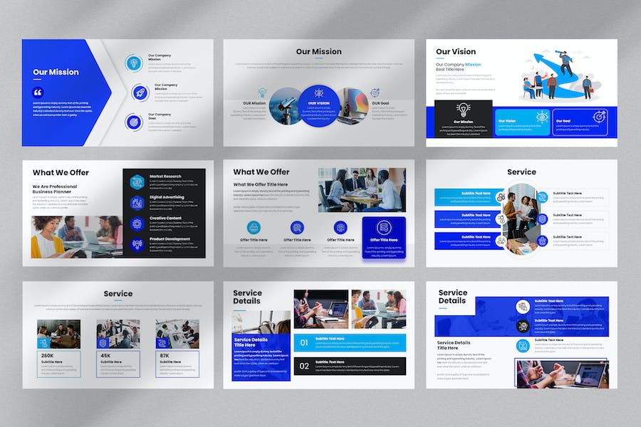 商业创业融资计划书PPT模板 - 顶尖PPT