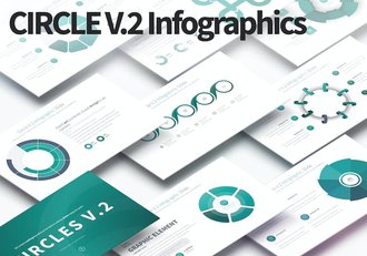 多种样式圆圈图形PPT模板 - 顶尖PPT