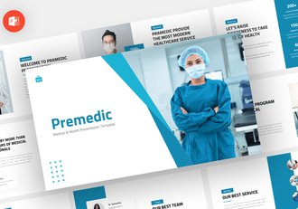 医学医院人员介绍展示PPT模板 - 顶尖PPT