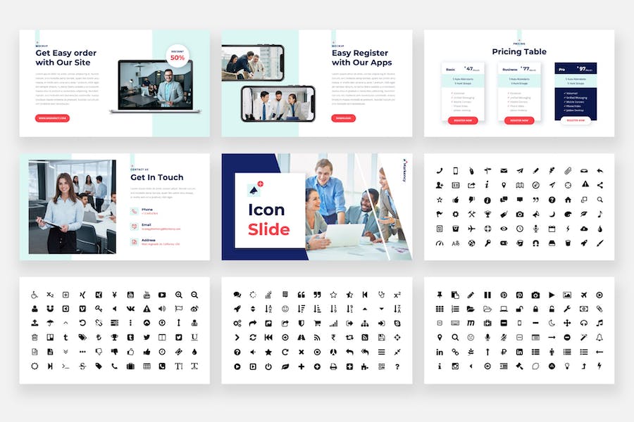 市场营销战略keynote模板 - 顶尖PPT