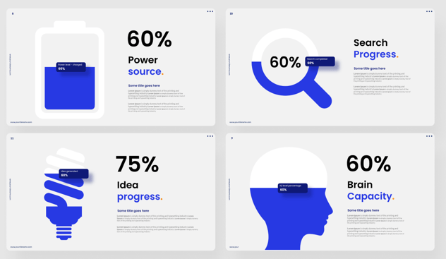 Excel可编辑数据图表统计PPT模板 - 顶尖PPT