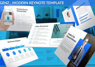 世代潮流文化创意品牌策划Keynote模板 - 顶尖PPT