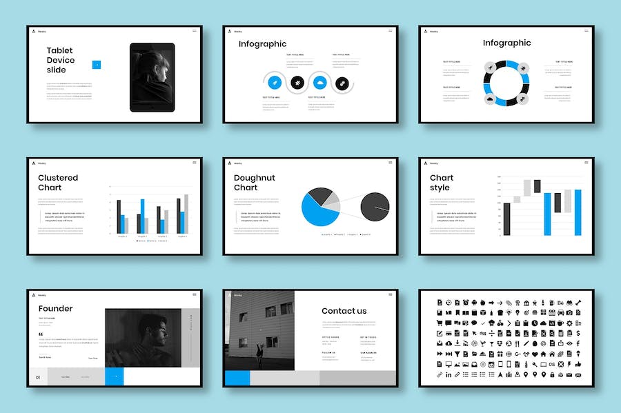 大气企业合作商业计划项目营销策划商务通用PPT模板 - 顶尖PPT