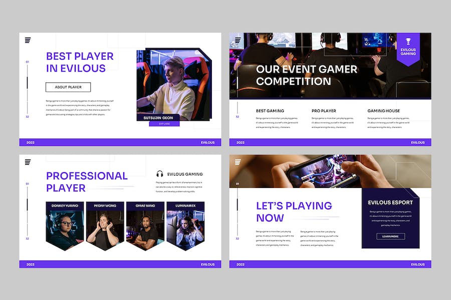 现代游戏发展趋势方案PPT模板 - 顶尖PPT