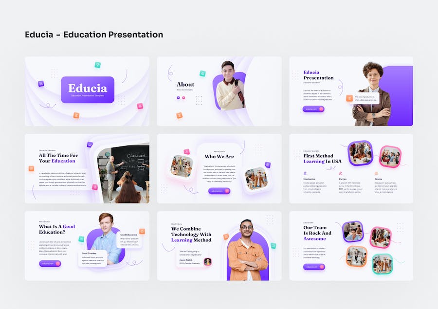 教育课程设计教学方案讲述Keynote模板 - 顶尖PPT