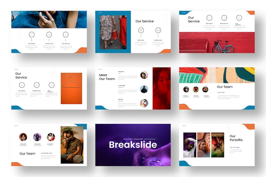 时尚大气人物摄影展示活动营销策划keynote板 - 顶尖PPT