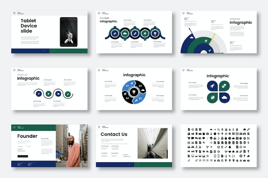 企业商务品牌建设合作运营Keynote模板 - 顶尖PPT