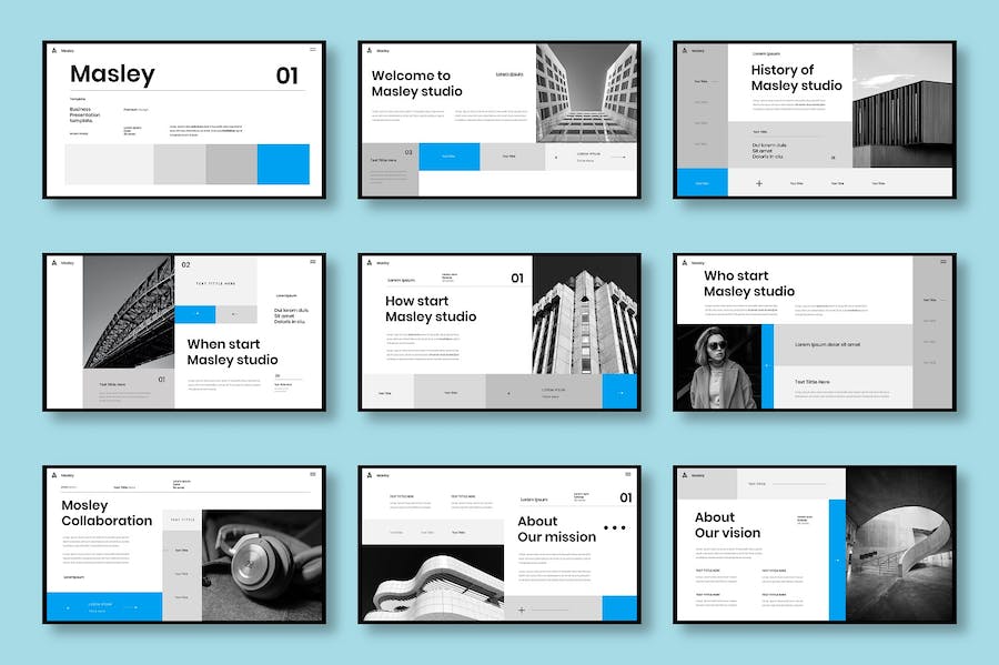 大气企业合作商业计划项目营销策划商务通用PPT模板 - 顶尖PPT