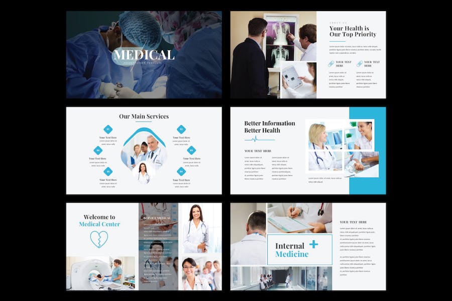 医疗行业产品推介会PPT模板 - 顶尖PPT