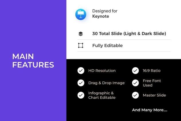 创意商务信息图形keynote模板 - 顶尖PPT