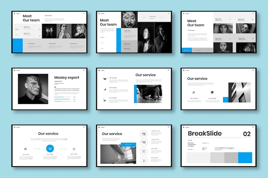 大气企业合作商业计划项目营销策划商务通用PPT模板 - 顶尖PPT