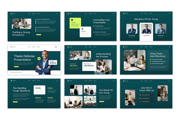 论文辩护keynote模板 - 顶尖PPT