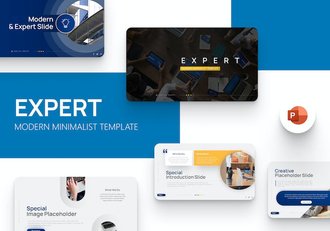 现代极简主义商业计划企业合作商务通用国外PPT模板 - 顶尖PPT