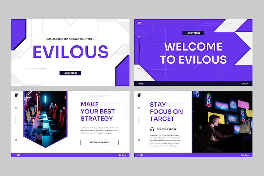 现代游戏发展趋势方案PPT模板 - 顶尖PPT