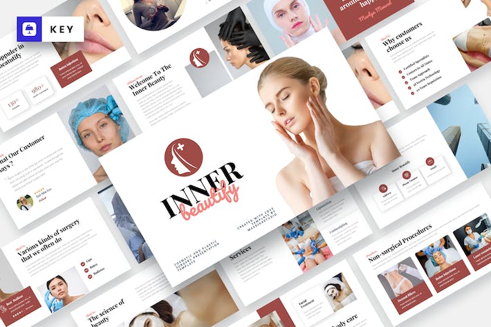 美容化妆品keynote模板 - 顶尖PPT