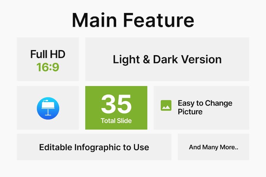 绿色可再生能源发展方案Keynote模板 - 顶尖PPT