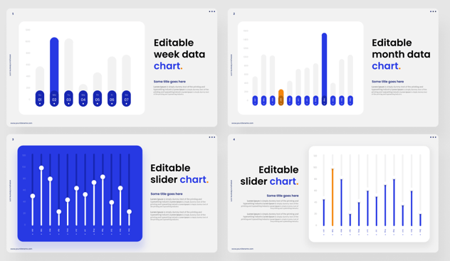 Excel可编辑数据图表统计PPT模板 - 顶尖PPT
