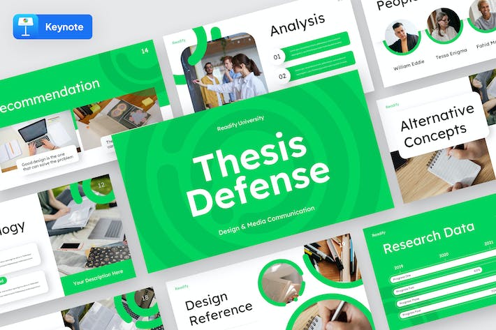 学术论文答辩研究成果展示Keynote模板 - 顶尖PPT