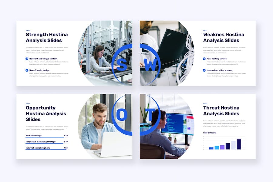 主机服务器业务介绍展示PPT模板 - 顶尖PPT