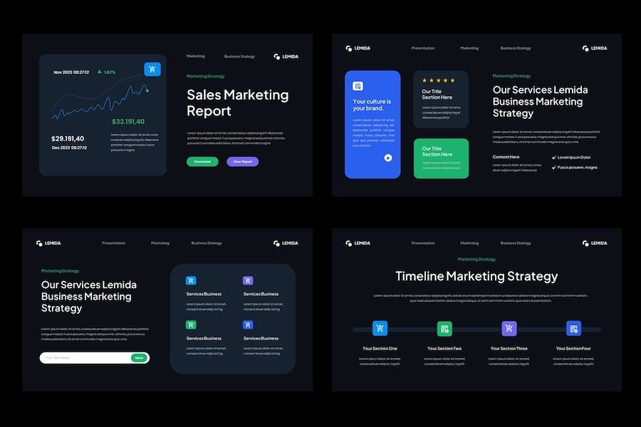 市场营销策略战略规划方案PPT模板 - 顶尖PPT
