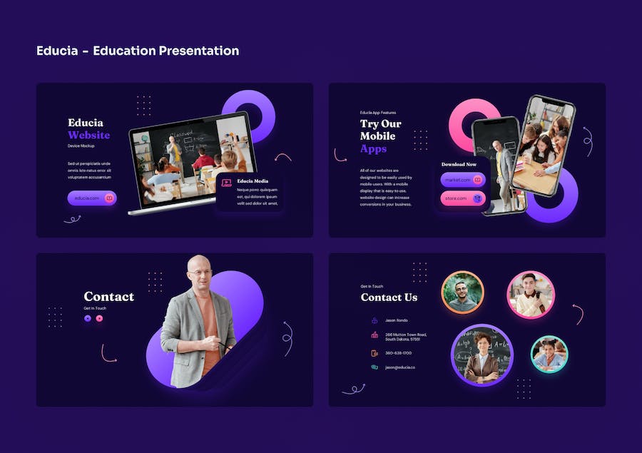 教育课程设计教学方案讲述Keynote模板 - 顶尖PPT