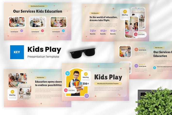 教育课程教学讲述方案Keynote模板 - 顶尖PPT