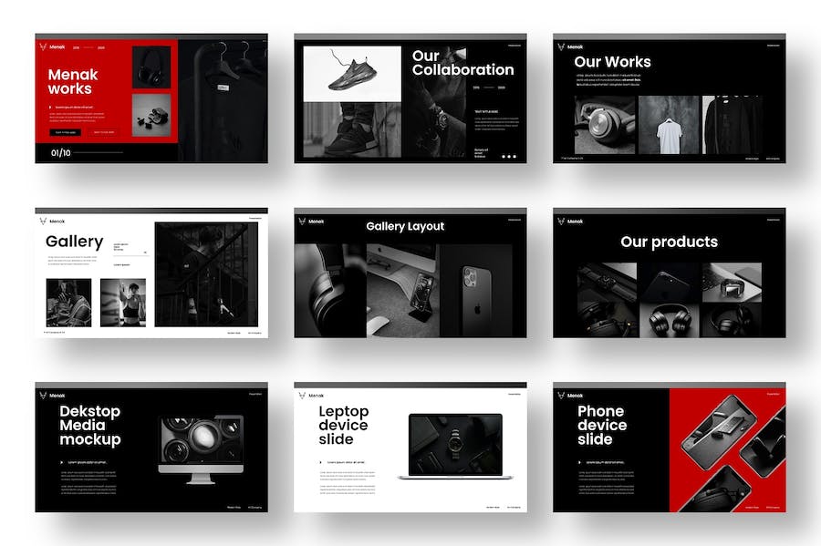 商务汇报市场分析企业介绍keynote模板 - 顶尖PPT