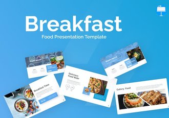 餐厅餐饮美食介绍食物主题keynote模板 - 顶尖PPT